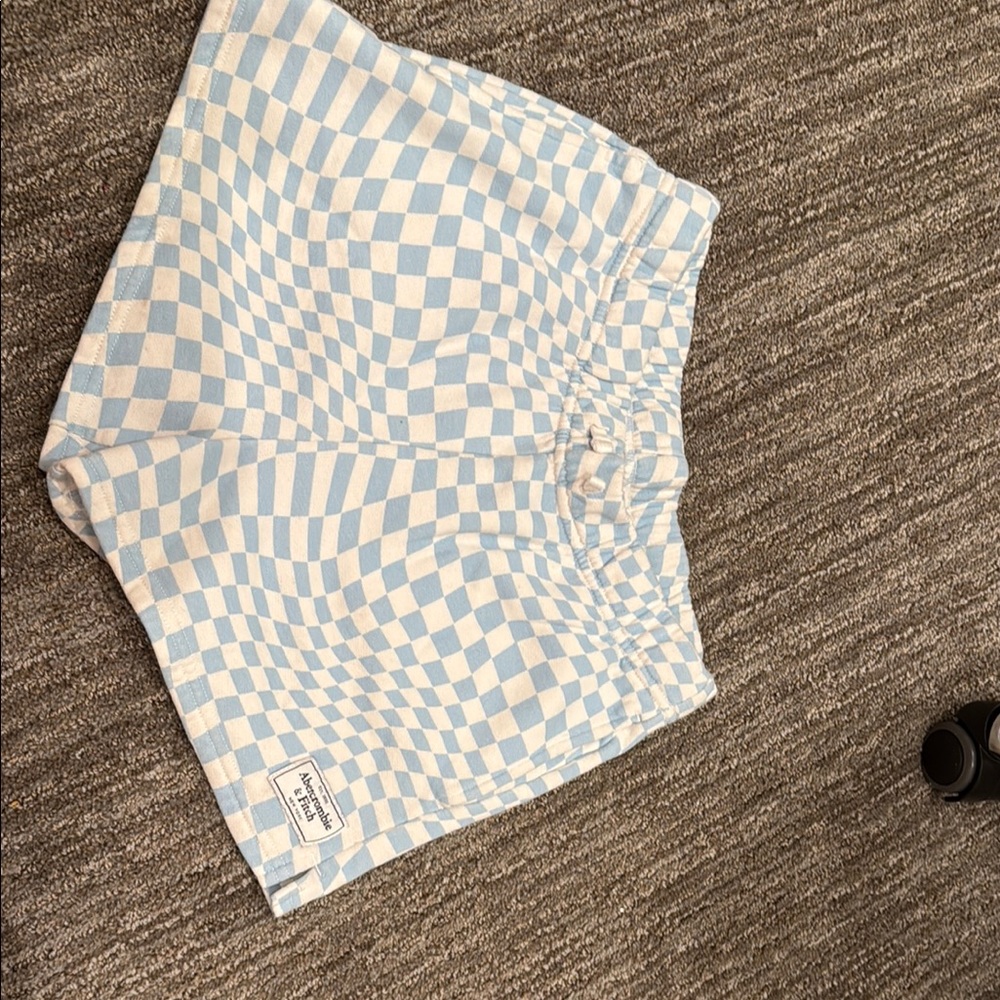 Blue and White Checkered Abercrombie & Fitch kids